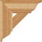Ekena Millwork Traditional Traditional Rough Sawn Bracket w/ Offset Brace, Western Red Cedar, 8"W x 20"D x 20"H BKT0806X20X20TRA01RWR - alternate 3